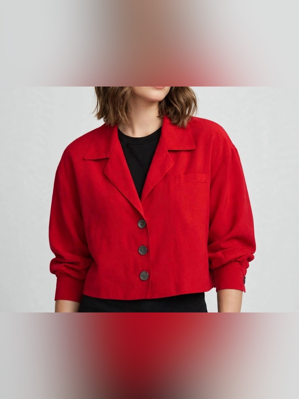 Classiques Entier Petites Bold Red Blazer Blouse